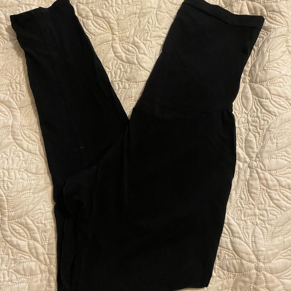 Motherhood maternity black leggings